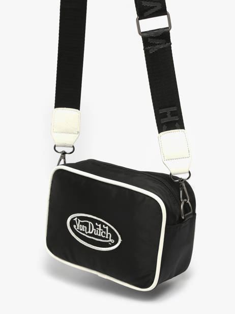 Cross Body Tas Mell Nylon Von dutch Zwart bags MELL ander zicht 1
